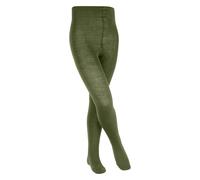 FALKE Unisex Kinder Strumpfhose Comfort Wool K Ti Wolle dick einfarbig 1 Stück, Grün Sern Green 7681, 98-104