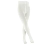 FALKE Family Kinder Strumpfhose, 110-116, Weiß, Uni, 13598-204003