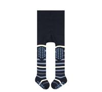 Falke Baby-Strumpfhose Multi Stripe B TI Baumwolle rutschhemmende Noppen Blau 62-68 Space Blue 6116