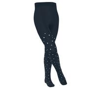 Falke Strumpfhose Multidot 2024 (nachhaltige Baumwolle) spaceblau Kinder, Größe 110-116