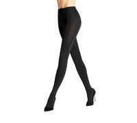 FALKE Damen Strumpfhose - Pure Matt 100 DEN, Feinstrumpfhose, blickdicht Black S-M (38-40)