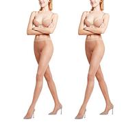 FALKE Strumpfhosen Tights Pure Matt 20 2er Pack, Größe:L;Farbe:Sun New (4299)
