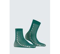 Falke Supersize Net Damensöckchen in grün in Größe: 38 für Damen