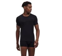 FALKE Herren Unterwäsche Daily Climate Control Outlast® Round Neck M S/s Ts Baumwolle schnelltrocknend 1 Stück, Schwarz Black 3000, XXL