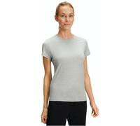 FALKE Damen T-Shirt CORE Logo Round Neck W S/S SH Lyocell Baumwolle feuchtigkeitsregulierend 1 Stück, Grau (Grey-Heather 3757), M