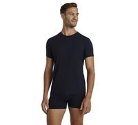 FALKE Herren Unterwäsche Daily Climate Control Outlast® Round Neck M S/s Ts Baumwolle schnelltrocknend 1 Stück, Grau Midnight 6366, XXL