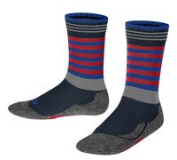 FALKE Unisex Kinder Socken Active Frog K SO Wolle Funktionsmaterial dick atmungsaktiv 1 Paar, Blau (Space Blue 6116), 39-42