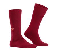 Falke Tagessocke Airport Rudolph (klimaregulierend merinowolle, Strick-Design) rot Herren - 1 Paar, Größe 45-46