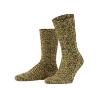 Falke Tagessocke Brooklyn Crew (Bootsock, Grobstrick-Optik) gelbbraun Herren - 1 Paar, Größe 43-46