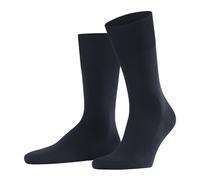 FALKE Herren Socken ClimaWool M So Wolle Lyocell einfarbig 1 Paar, Blau Dark Navy 6370, 41-42