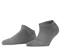 Falke Tagessocke ClimaWool Sneaker (feuchtigkeitsregulierend, Merinowolle) grau Damen - 1 Paar, Größe 41-42