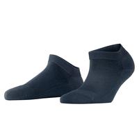 FALKE Damen Sneakersocken - ClimaWool, einfarbig, Merinowolle Dunkelblau 37-38
