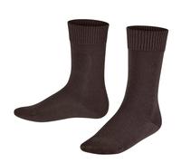 Falke Tagessocke Comfort Wool (hautschmeichelnde Baumwolle) dunkelbraun Kinder - 1 Paar, Größe 31-34