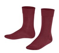 Falke Tagessocke Comfort Wool hautschmeichelnde Baumwolle weinrot Kinder Gr. 31-34 1 Paar