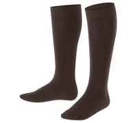 Falke Kniestrümpfe Comfort Wool – wärmende Merinowolle – Dunkelbraun Kinder Größe 27-30, 1 Paar