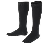 Falke Tagessocke Comfort Wool Kniestrümpfe (wärmende Merinowolle) schwarz Kinder - 1 Paar, Größe 39-42