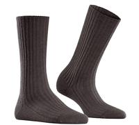 FALKE Damen Cosy Wool Boot W SO Wolle Kaschmir einfarbig 1 Paar Socken, Braun (Dark Brown 5233) neu-umweltfreundlich, 39-42