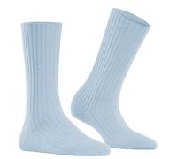 Falke Tagessocke Cosy Wool Boot (angenehmes Tragegefühl) hellblau Damen - 1 Paar, Größe 35-38