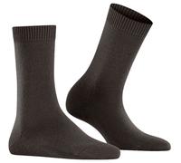 FALKE Damen Cosy Wool W SO Wolle Kaschmir einfarbig 1 Paar Socken, Braun (Dark Brown 5233) neu-umweltfreundlich, 35-38