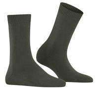 Falke Damen Socken Cosy Wool W – Wolle-Kaschmir, einfarbig, 1 Paar, Grün (Military 7826) Gr. 35-38