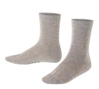 Falke Tagessocke Cotton Finesse (hautschmeichelnde Baumwolle) grau Kinder - 1 Paar, Größe 31-34