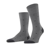 FALKE Herren Socken Dot M So Baumwolle gemustert 1 Paar, Grau Steel Melange 3167, 47-50