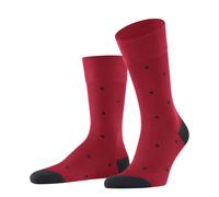 FALKE Herren Socken Dot M SO Baumwolle gemustert 1 Paar, Rot (Scarlet 8228), 47-50
