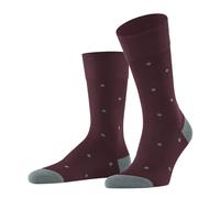 FALKE Herren Socken Dot M SO Baumwolle gemustert 1 Paar, Rot (Barolo 8597), 47-50