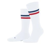 FALKE Unisex Socken Dynamic U So Baumwolle gemustert 1 Paar, Weiß Weiss-Blau-Rot 2068, 37-38
