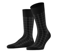 FALKE Herren Socken Modern Tailor M So Baumwolle gemustert 1 Paar, Schwarz Black 3000, 47-50
