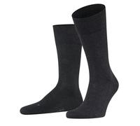 Falke Tagessocke Crew Sensitive London NEW (druckfreier Komfortbund) anthrazitgrau Herren - 1 Paar, Größe 39-42