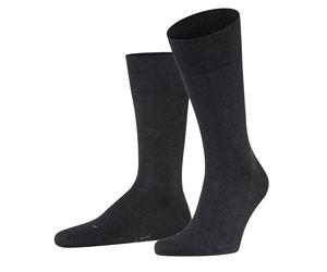 Falke Tagessocke Crew Sensitive London NEW (druckfreier Komfortbund) anthrazitgrau Herren - 1 Paar, Größe 39-42