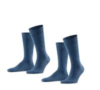 Falke Tagessocke Crew Swing hellblau Herren - 2 Paar, Größe 39-42