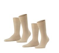 Falke Tagessocke Crew Swing sandbraun Herren - 2 Paar, Größe 43-46