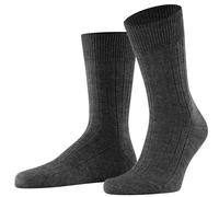 FALKE Herren Socken Teppich Im Schuh M So Wolle einfarbig 1 Paar, Grau Dark Grey 3070, 41-42