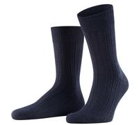 FALKE Herren Socken Teppich Im Schuh M So Wolle einfarbig 1 Paar, Blau Dark Navy 6370, 47-48