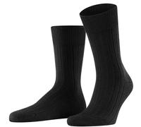 FALKE Herren Socken Teppich Im Schuh M So Wolle einfarbig 1 Paar, Schwarz Black 3000, 43-44