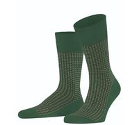 Falke Tagessocke Crew Uptown Tie (modisches Design, Baumwolle) grün Herren - 1 Paar, Größe 39-40