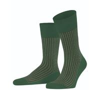 Falke Tagessocke Crew Uptown Tie (modisches Design, Baumwolle) grün Herren - 1 Paar, Größe 43-44