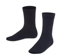Falke Tagessocke Family Kinder – nachhaltiger Baumwoll-Komfort – marineblau – Gr. 39-42, 1 Paar