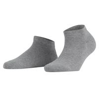 Falke Damen Sneakersocken Family – nachhaltige Baumwolle – Grau uni 35-38