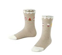 Falke Tagessocke Ice Cream (nachhaltige Baumwolle) sandbraun Kinder - 1 Paar, Größe 35-38