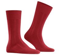 Falke Tagessocke Lhasa Rib (wärmende Kaschmir) rot Herren - 1 Paar, Größe 43-46