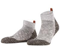 Falke Tagessocke Quarter Lodge Homepad hellgrau meliert Herren - 1 Paar, Größe 45-46
