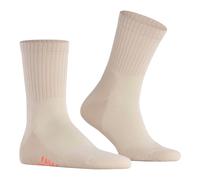 Falke Tagessocke Run Rib Crew (hautschmeichelnde Baumwolle) beige - 1 Paar, Größe 46-48
