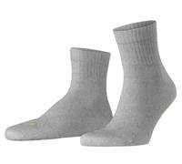 Falke Tagessocke Run Rib (nachhaltige Baumwolle) Kurzsocken hellgrau - 1 Paar, Größe 35-36