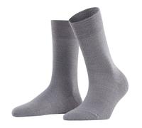 Falke Tagessocke Sensitive Berlin (hautschmeichelnde Baumwolle) hellgrau Damen - 1 Paar, Größe 39-42