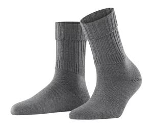 Falke Tagessocke Striggings Rib (Rippstruktur) dunkelgrau Damen - 1 Paar, Größe 35-38