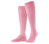 FALKE Herren Kniestrümpfe Tiago M Kh nachhaltige Fil D'Ecosse Baumwolle lang einfarbig 1 Paar, Rosa Rose Water 8804, 39-40