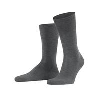 FALKE Herren Socken Tiago M So nachhaltige Fil D'Ecosse Baumwolle einfarbig 1 Paar, Grau Steel Melange 3165, 45-46